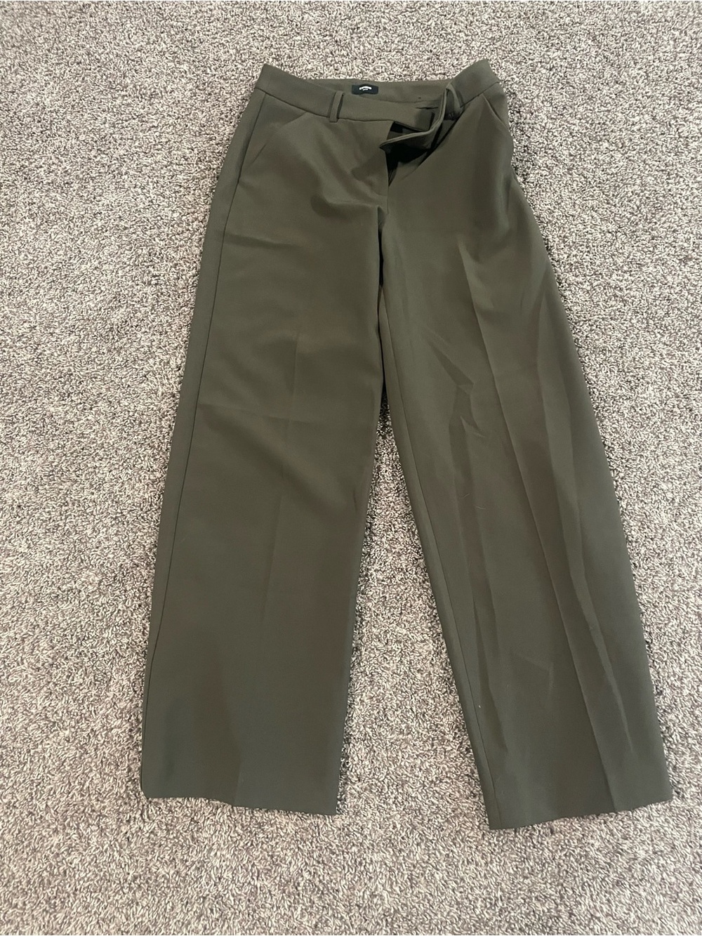 Express Editor Olive Dress Pants